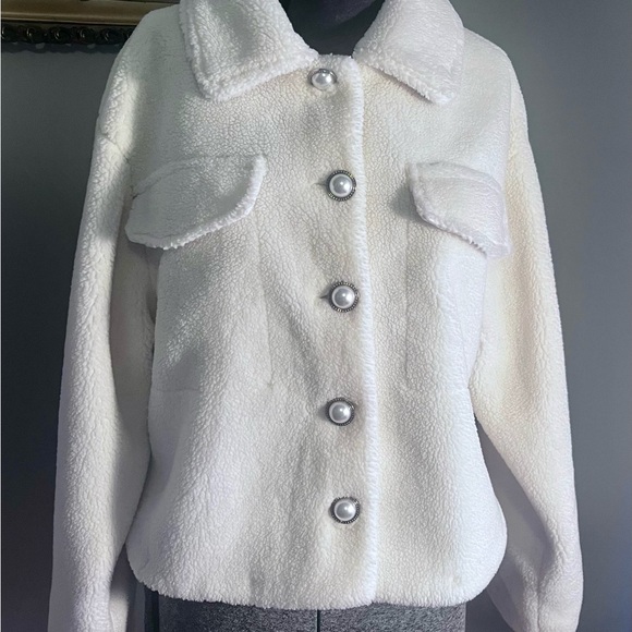 CHELSEA & VIOLET faux fur jacket - Picture 1 of 11